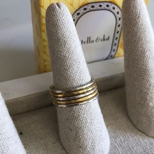 Stackable band rings